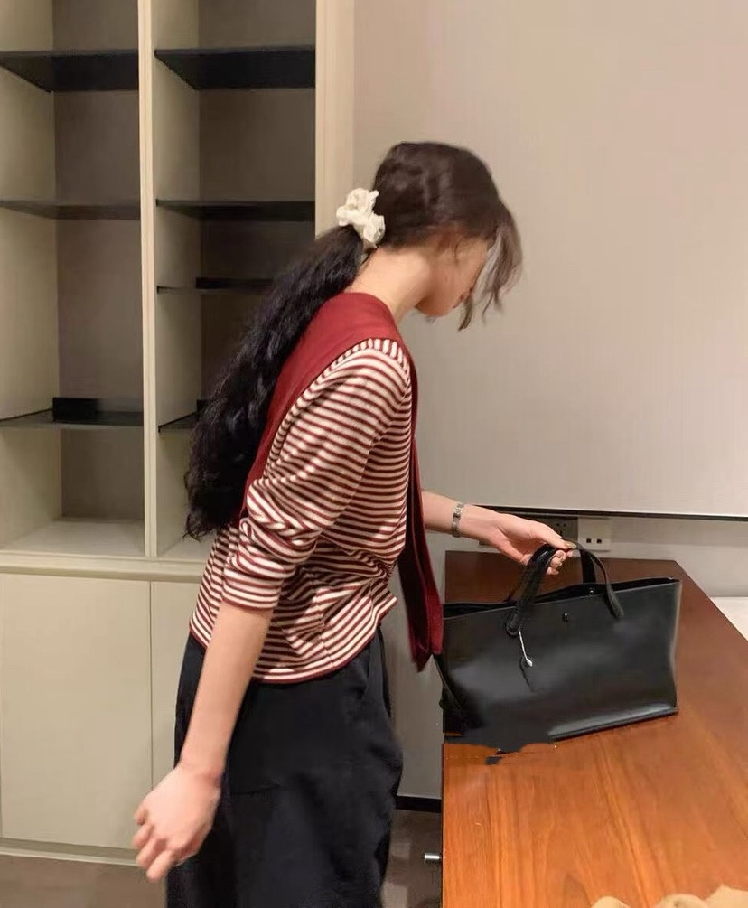 MILK TEA東大門㊣實拍女裝新品熱賣職業休閑真品時尚針織衫MILK TEA針織衫