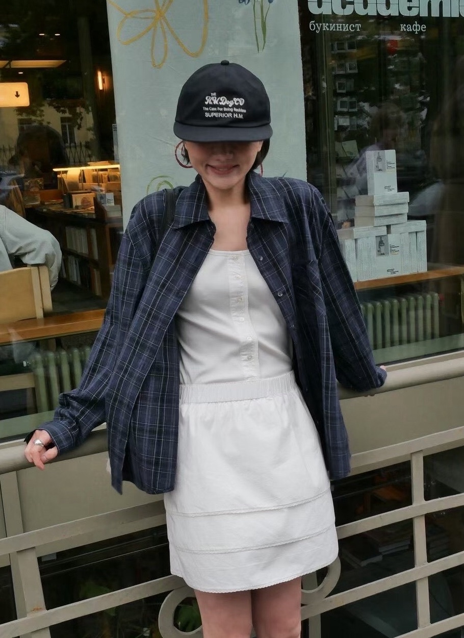MILK TEA東大門㊣代購女裝新品職業推薦時尚襯衫蕾絲衫格子MILK TEA襯衫/蕾絲衫