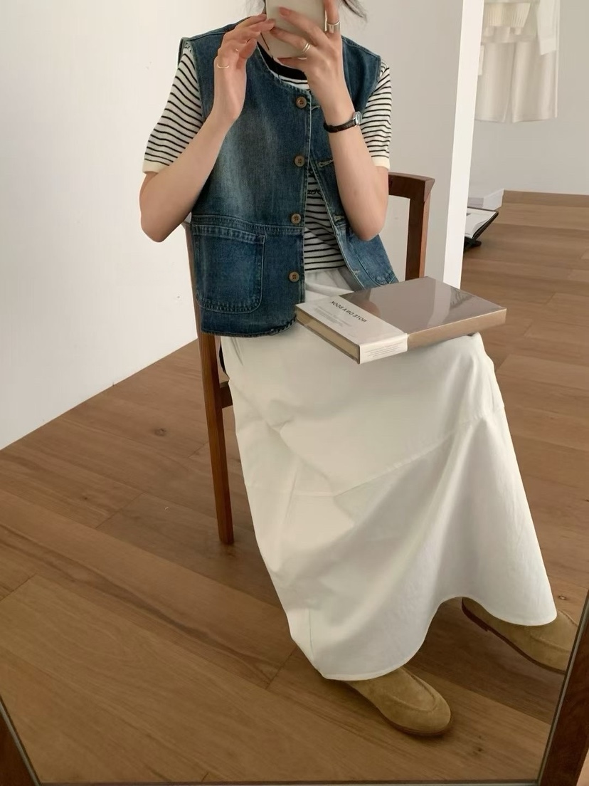 MILK TEA韓國直郵㊣女裝新款職業休閑推薦時尚25秋冬真品馬甲MILK TEA馬甲