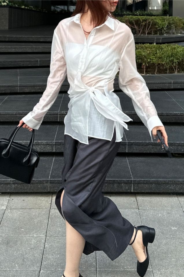 LIVE FOREVER東大門㊣代購女士新款推薦休閑職業25秋冬長裙LIVE FOR_EVER長裙