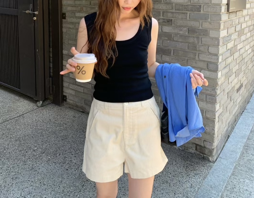 MILK TEA東大門㊣代購女士新品熱賣職業25秋冬休閑真品短褲MILK TEA短褲