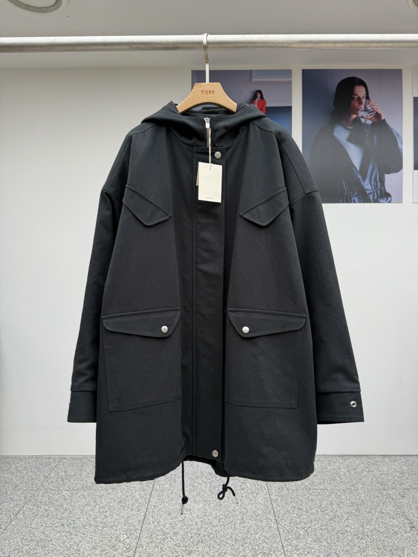 MADE-P韓國代購㊣女裝新款推薦25秋冬時尚熱賣真品夾克連帽衫MADE-P夾克圖色2