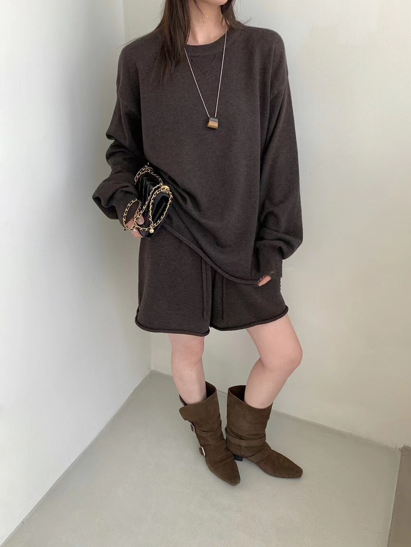 MILK TEA東大門㊣代購女士新款職業25秋冬時尚推薦休閑套裝MILK TEA套裝
