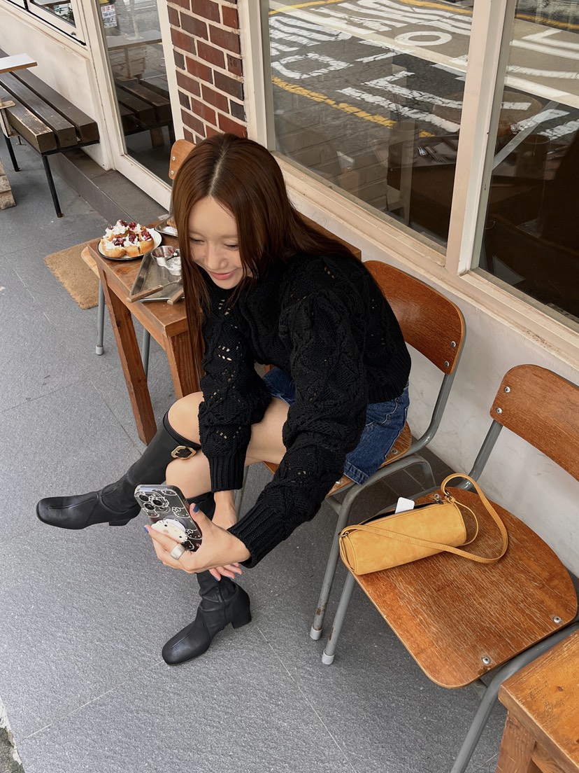 MADE-P東大門㊣代購女裝新款推薦人氣時尚休閑真品職業針織衫MADE-P針織衫