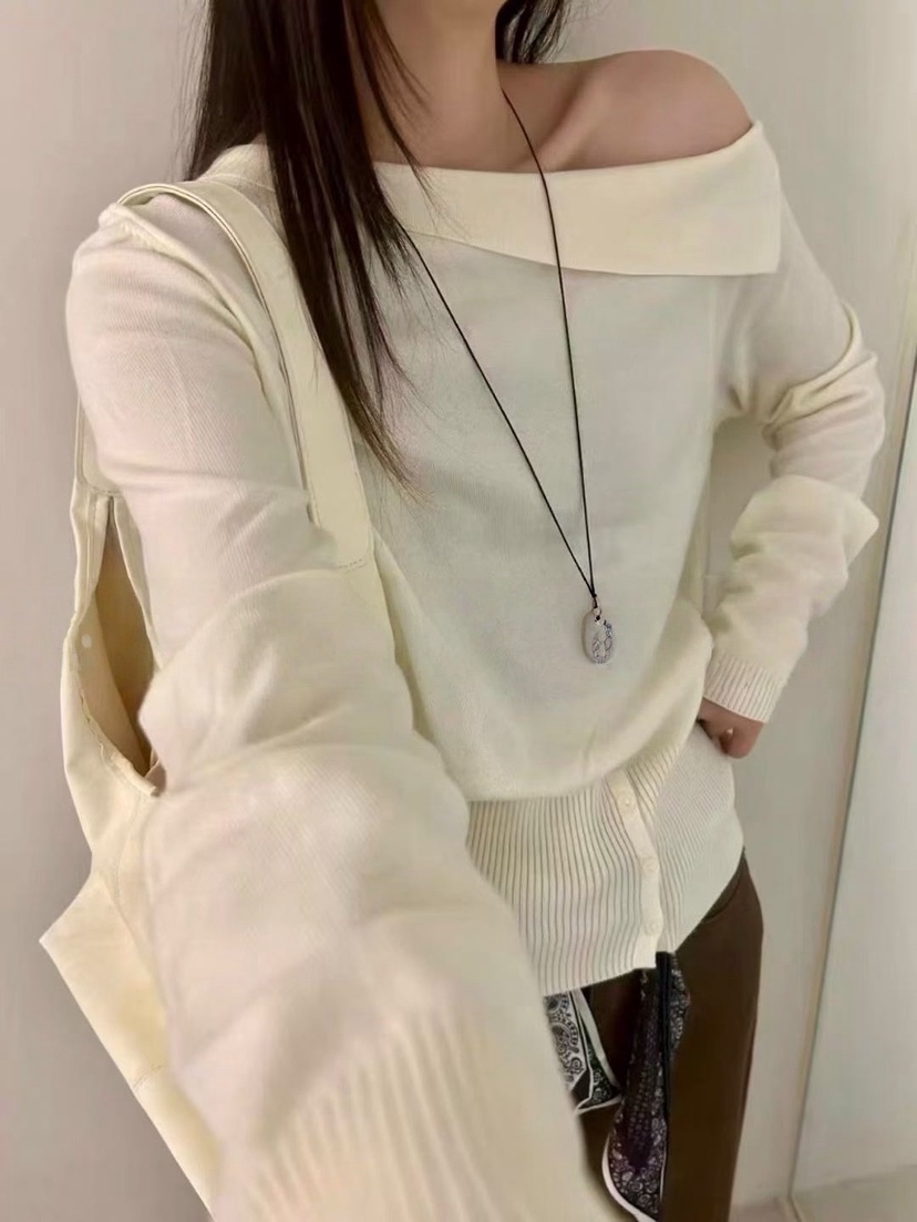 MILK TEA東大門㊣代購女士新品人氣25秋冬真品推薦熱賣針織衫MILK TEA針織衫