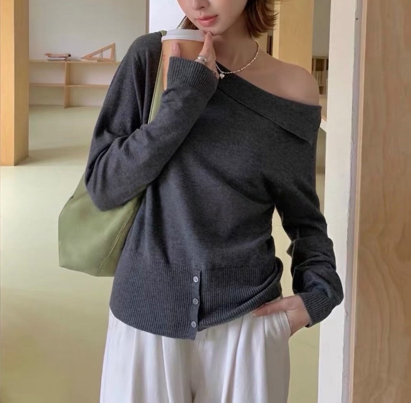 MILK TEA東大門㊣代購女士新品人氣25秋冬真品推薦熱賣針織衫MILK TEA針織衫
