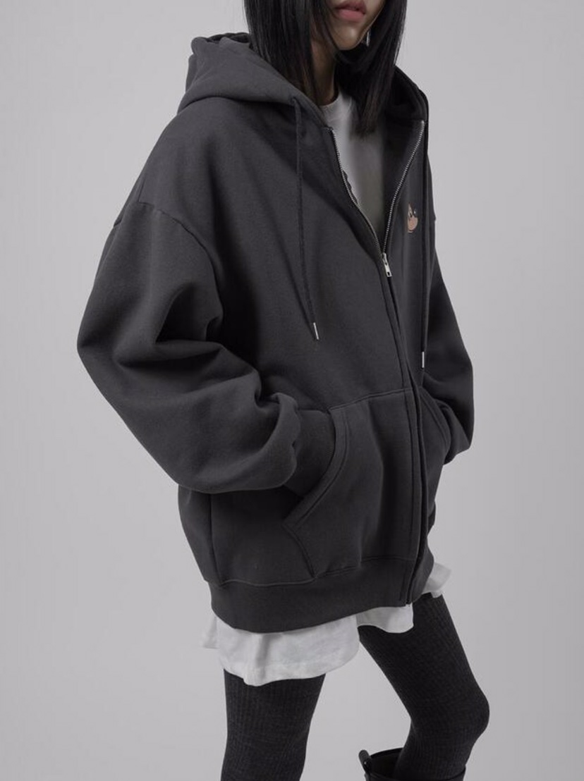 GLAD SOME韓國代購㊣女裝新款人氣休閑職業25秋冬夾克拉鏈GLAD SOME夾克