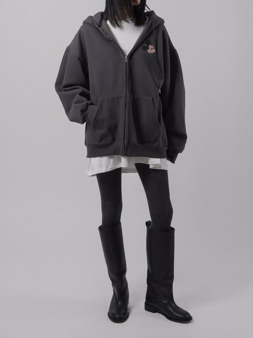 GLAD SOME韓國代購㊣女裝新款人氣休閑職業25秋冬夾克拉鏈GLAD SOME夾克