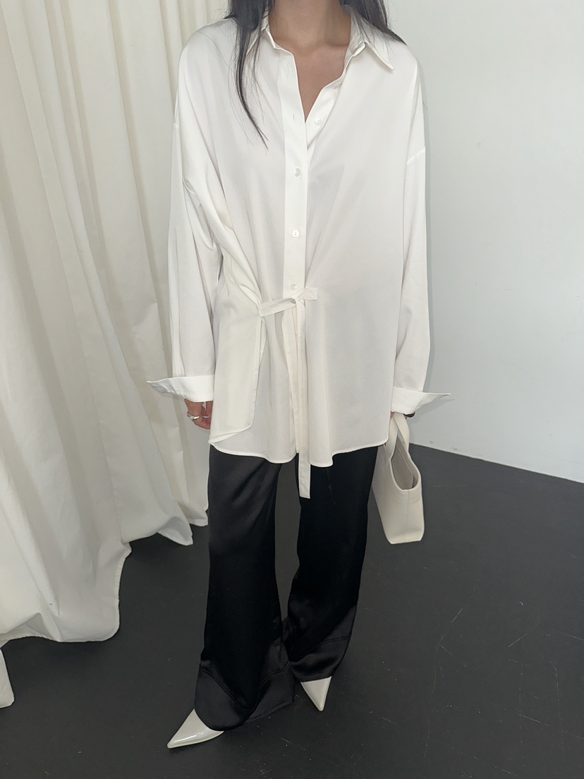 BOWIE東大門㊣實拍女裝新品25秋冬休閑真品推薦時尚襯衫蕾絲衫BOWIE襯衫/蕾絲衫