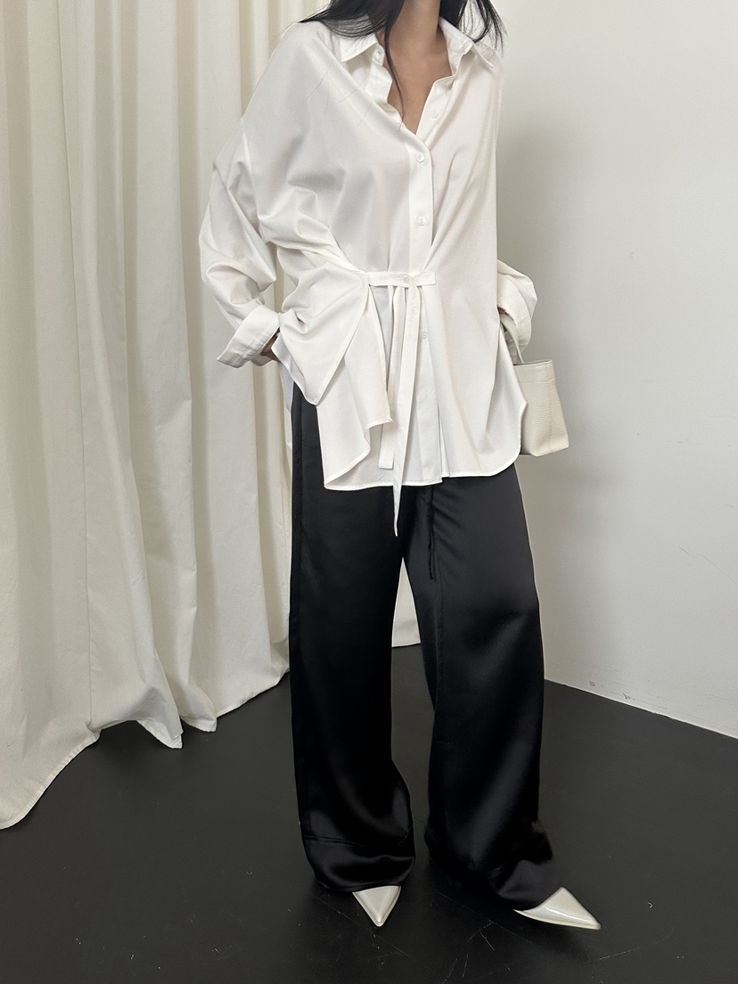 BOWIE東大門㊣實拍女裝新品25秋冬休閑真品推薦時尚襯衫蕾絲衫BOWIE襯衫/蕾絲衫