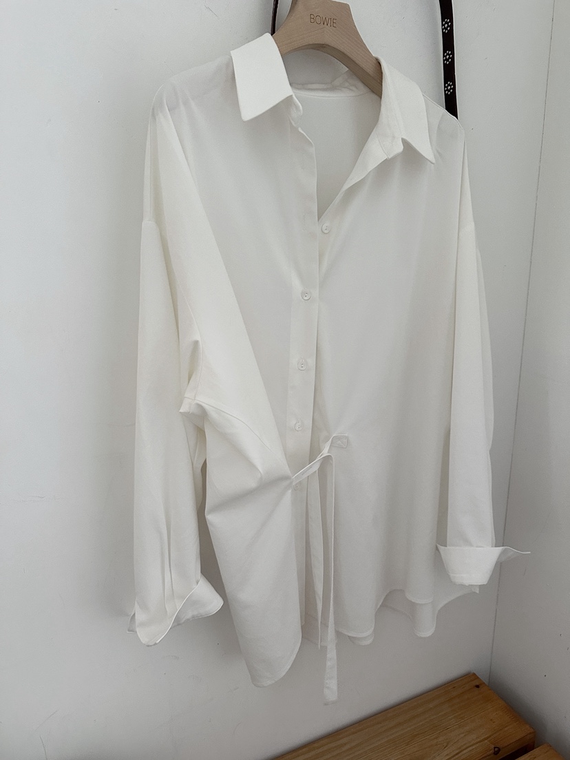 BOWIE東大門㊣實拍女裝新品25秋冬休閑真品推薦時尚襯衫蕾絲衫BOWIE襯衫/蕾絲衫圖色2