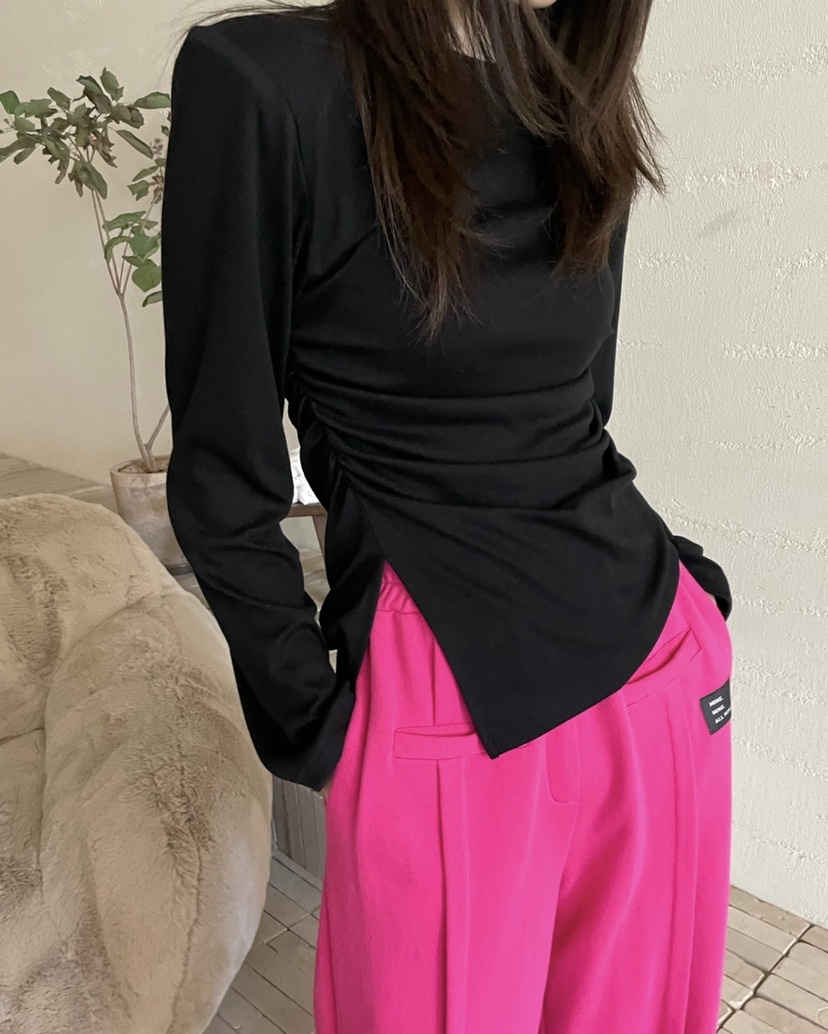 CELEBRITY-A東大門㊣直郵女士新品熱賣25秋冬人氣休閑長袖T恤CELEBRITY-A長袖T恤