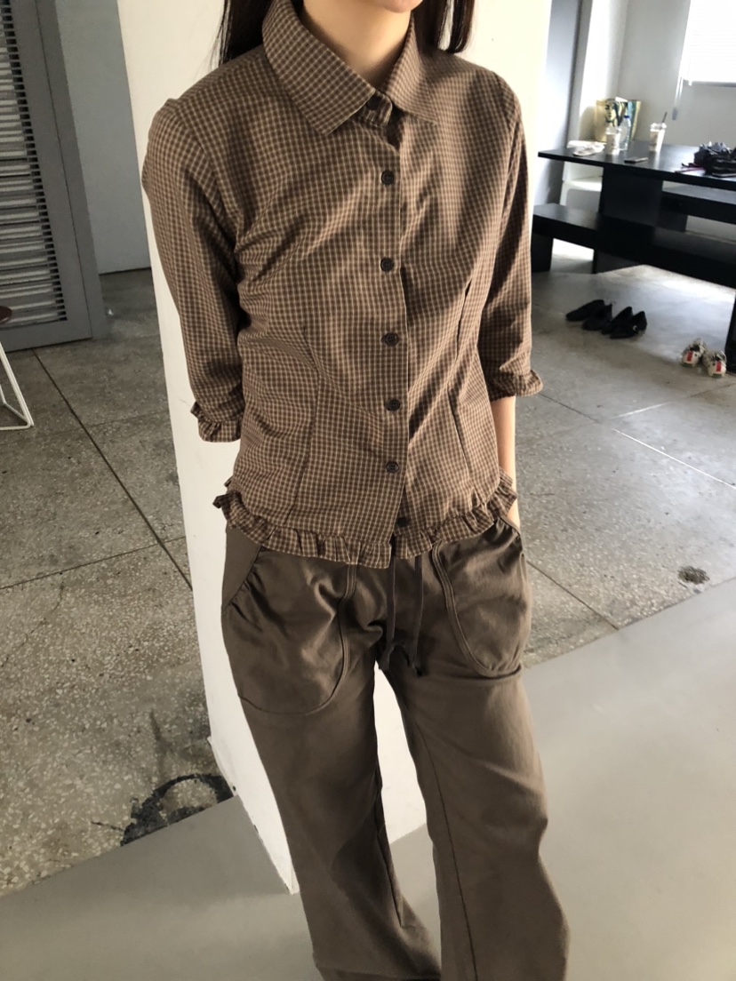 FLASH東大門㊣實拍女士新款時尚真品職業人氣熱賣襯衫蕾絲衫FLASH襯衫/蕾絲衫