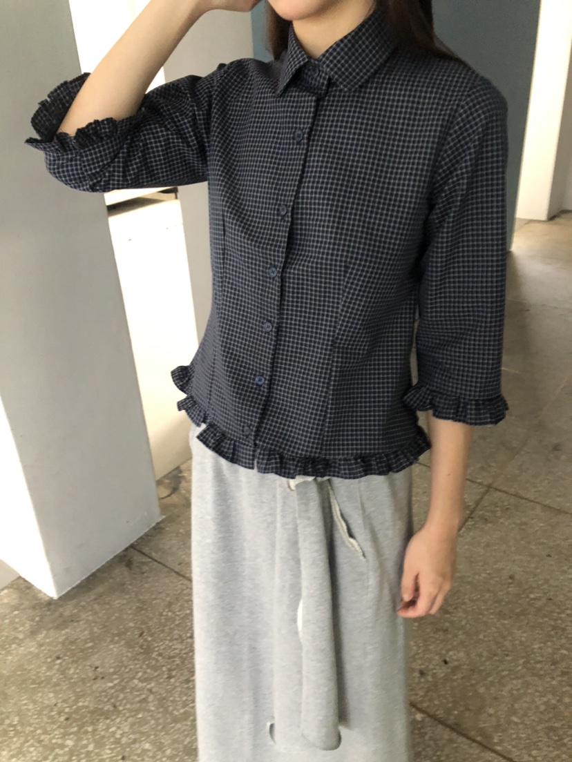 FLASH東大門㊣實拍女士新款時尚真品職業人氣熱賣襯衫蕾絲衫FLASH襯衫/蕾絲衫