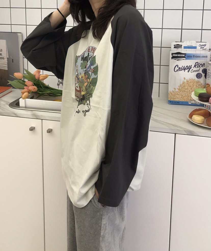 GLAD SOME韓國代購㊣女裝新品人氣休閑職業時尚熱賣長袖T恤GLAD SOME長袖T恤