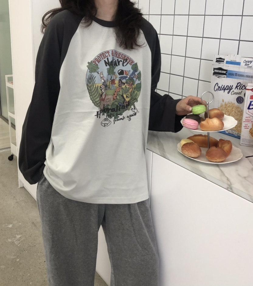 GLAD SOME韓國代購㊣女裝新品人氣休閑職業時尚熱賣長袖T恤GLAD SOME長袖T恤