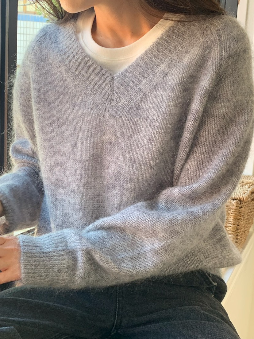 BLEECKER東大門㊣實拍女裝新款休閑熱賣推薦25秋冬針織衫馬海毛BLEECKER針織衫