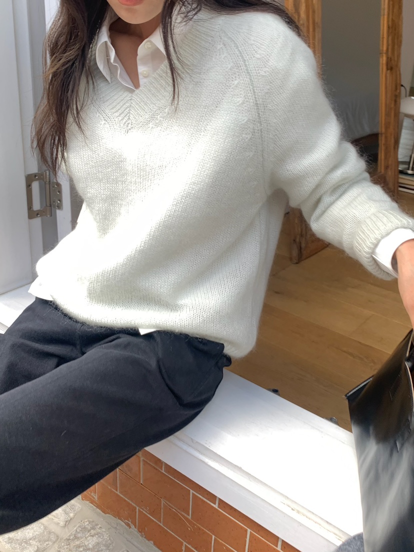 BLEECKER東大門㊣實拍女裝新款休閑熱賣推薦25秋冬針織衫馬海毛BLEECKER針織衫