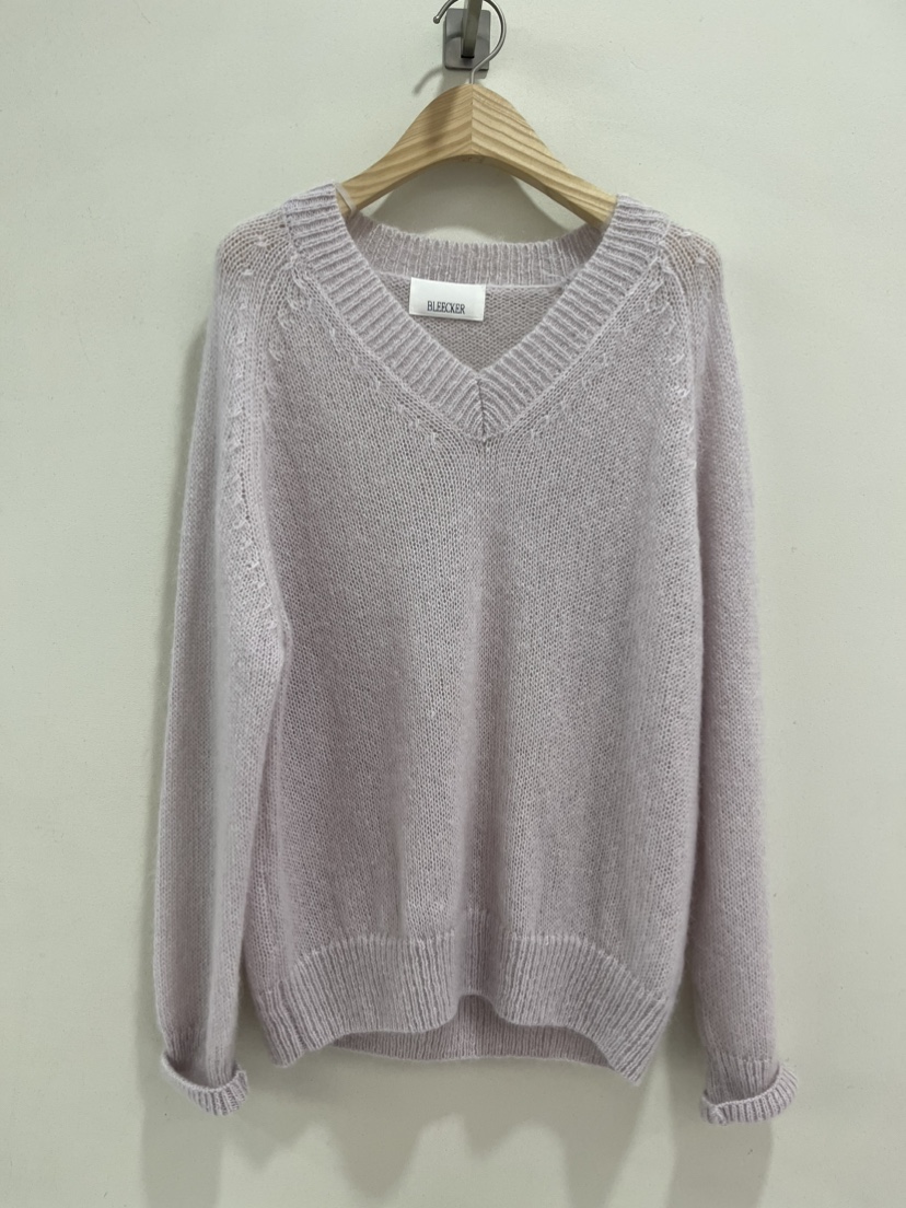 BLEECKER東大門㊣實拍女裝新款休閑熱賣推薦25秋冬針織衫馬海毛BLEECKER針織衫圖色2