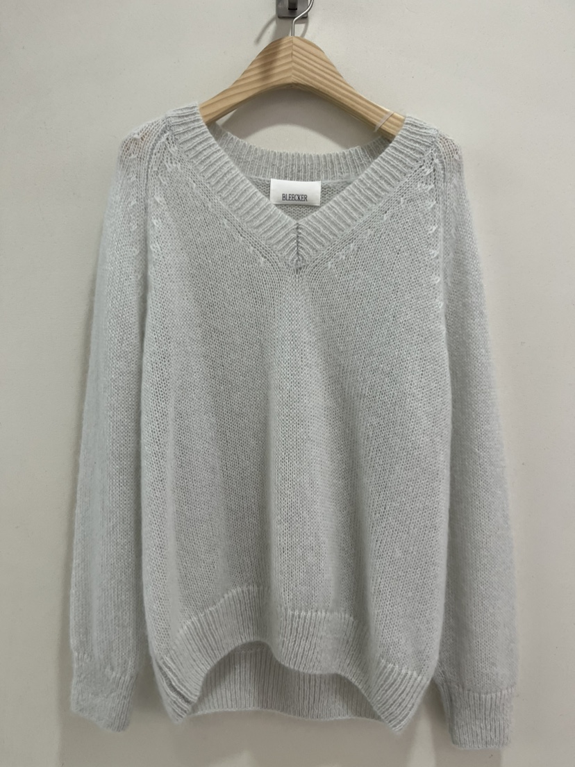 BLEECKER東大門㊣實拍女裝新款休閑熱賣推薦25秋冬針織衫馬海毛BLEECKER針織衫圖色3