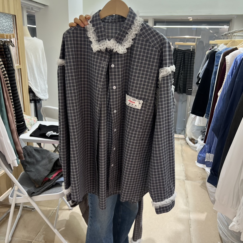 ARANCIA韓國直郵㊣女士新款休閑時尚真品職業推薦襯衫蕾絲衫ARANCIA襯衫/蕾絲衫圖色1