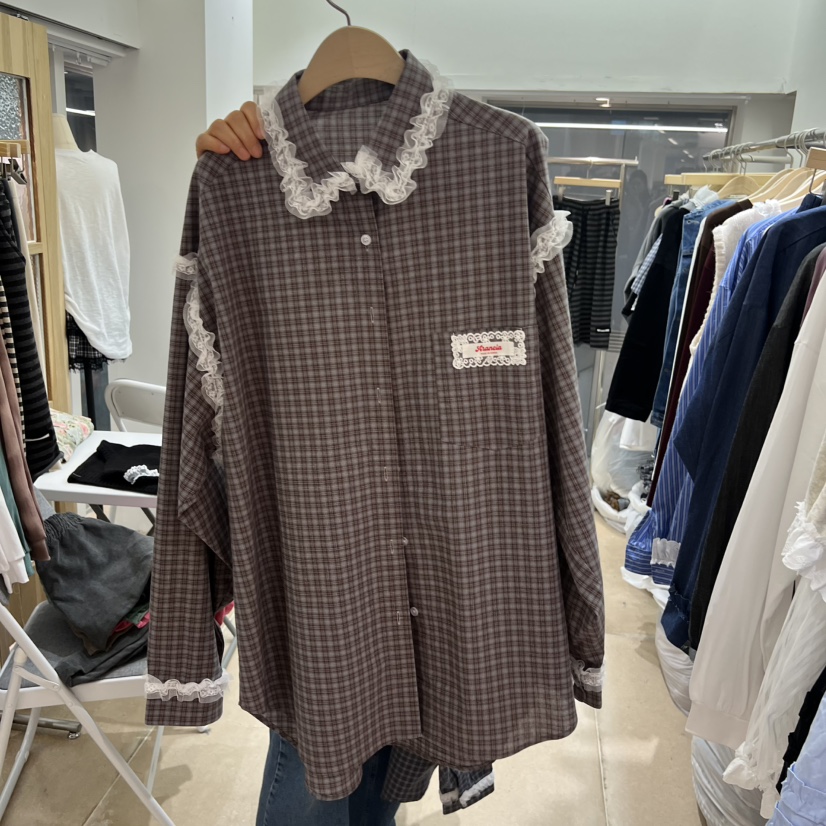 ARANCIA韓國直郵㊣女士新款休閑時尚真品職業推薦襯衫蕾絲衫ARANCIA襯衫/蕾絲衫圖色2