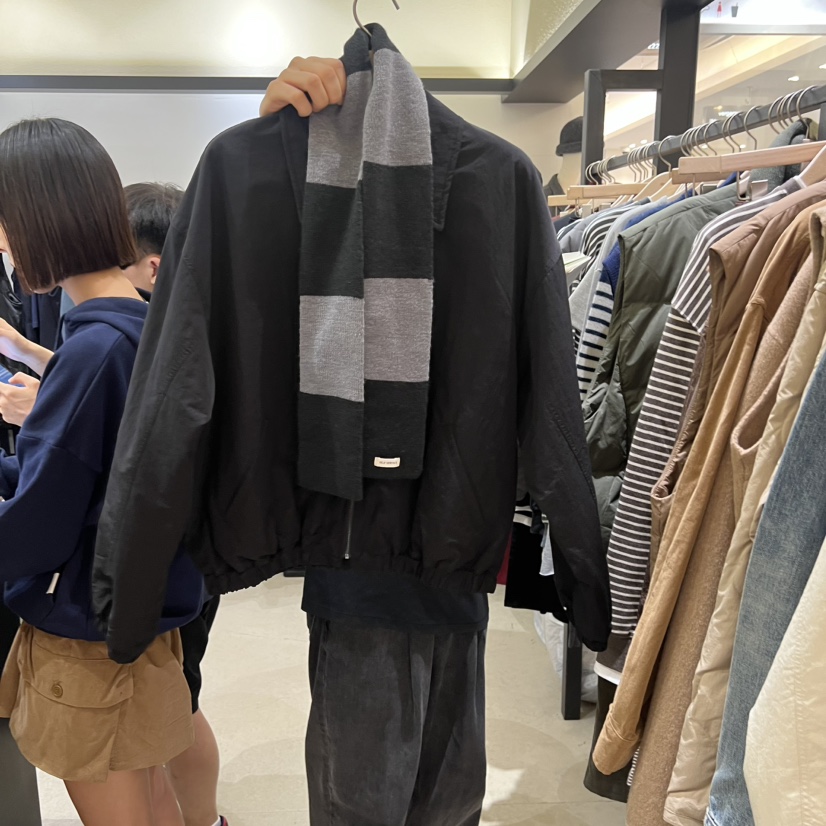 SELF SERVICE韓國直郵㊣女士新品人氣25秋冬熱賣夾克不含圍巾SELF SERVICE夾克圖色3