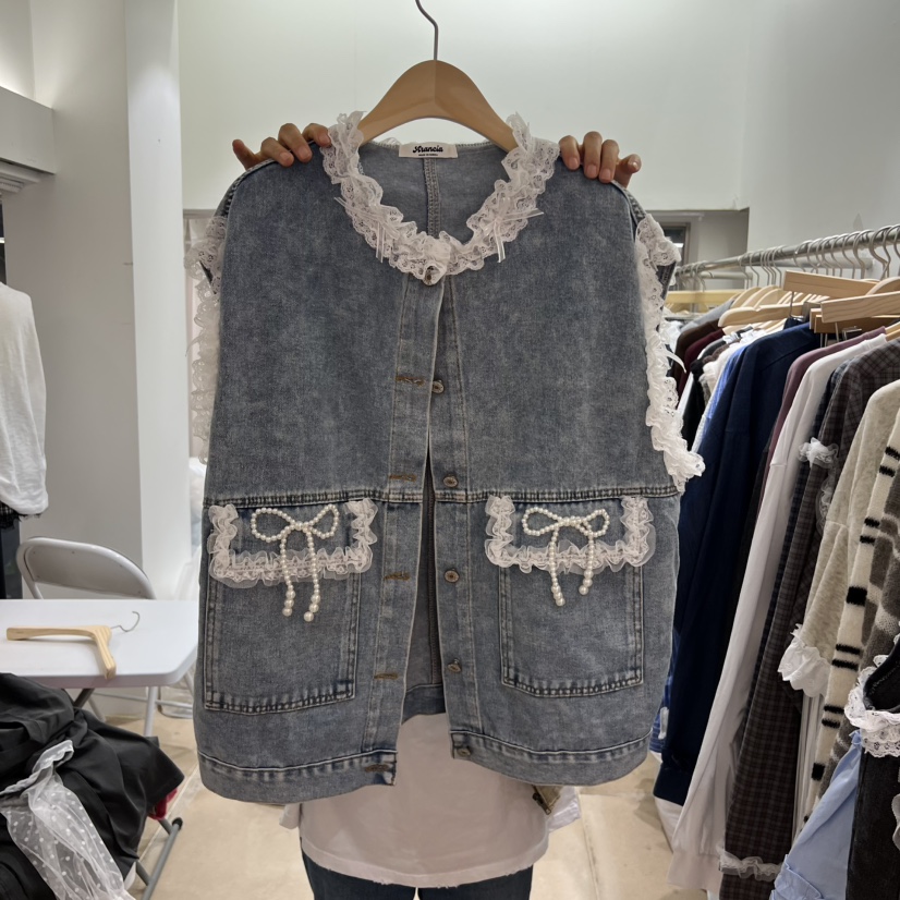 ARANCIA東大門㊣代購女士新款25秋冬推薦人氣真品馬甲蝴蝶結ARANCIA馬甲圖色2