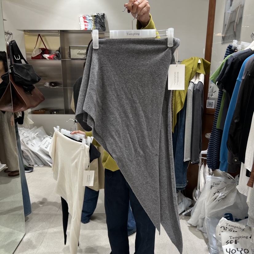 TEMPTING東大門㊣代購女士新品真品推薦時尚圍巾披肩羊絨披肩TEMPTING圍巾/披肩圖色2