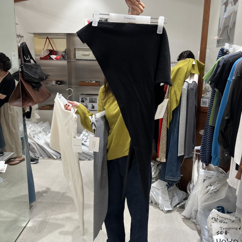 TEMPTING東大門㊣代購女士新品真品推薦時尚圍巾披肩羊絨披肩TEMPTING圍巾/披肩圖色4