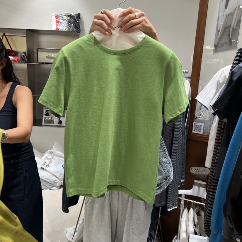TEMPTING東大門㊣直郵女士新品25秋冬時尚人氣推薦休閑真品T恤TEMPTINGT恤圖色2
