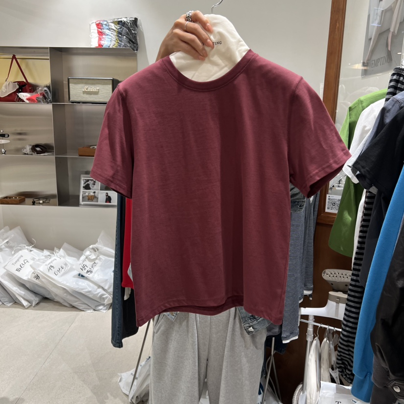 TEMPTING東大門㊣直郵女士新品25秋冬時尚人氣推薦休閑真品T恤TEMPTINGT恤圖色3