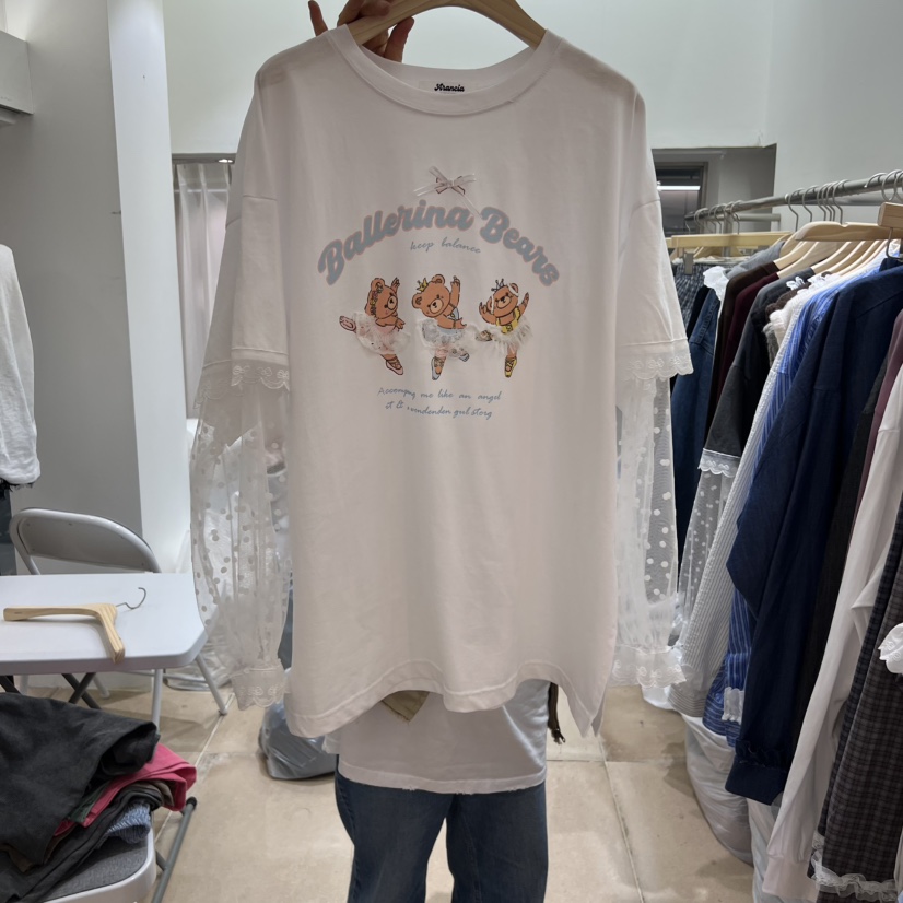 ARANCIA東大門㊣直郵女裝新品時尚職業休閑25秋冬長袖T恤假兩件ARANCIA長袖T恤圖色2