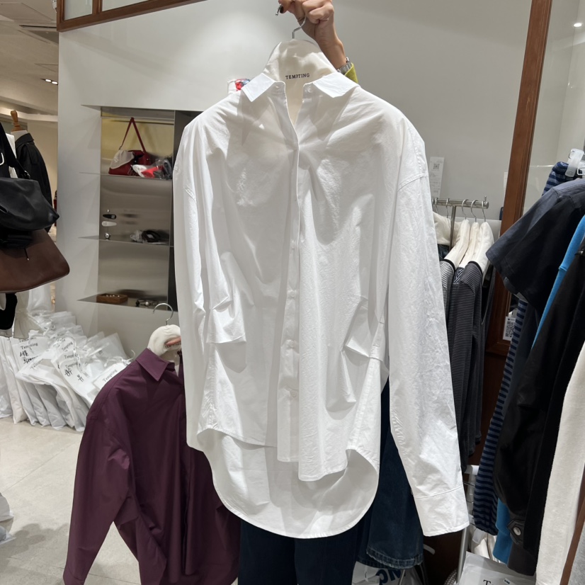 TEMPTING東大門㊣代購女裝新品熱賣時尚休閑25秋冬襯衫蕾絲衫TEMPTING襯衫/蕾絲衫圖色3