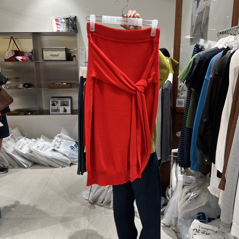 TEMPTING韓國直郵㊣女士新品時尚推薦真品25秋冬半身裙中短裙TEMPTING半身裙/中短裙圖色2