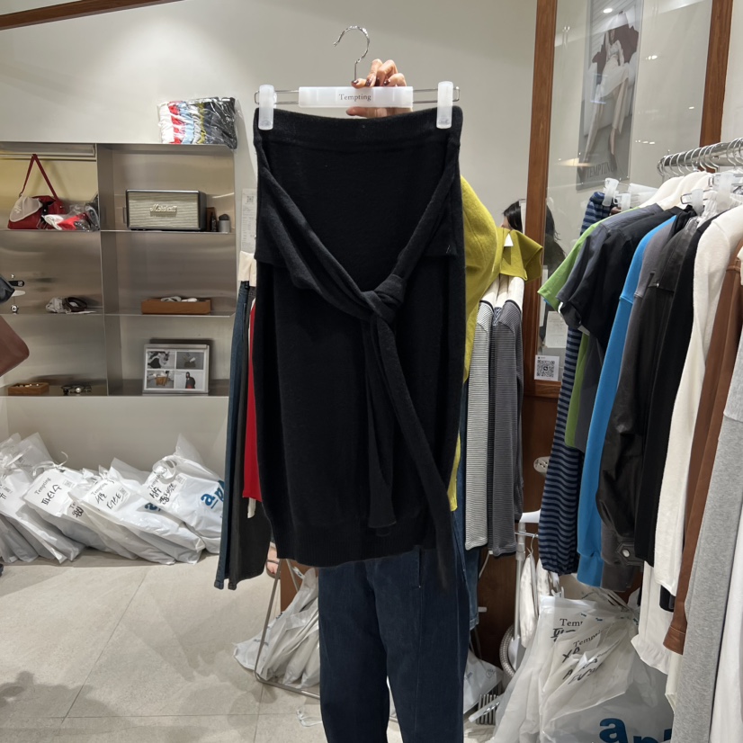 TEMPTING韓國直郵㊣女士新品時尚推薦真品25秋冬半身裙中短裙TEMPTING半身裙/中短裙圖色3