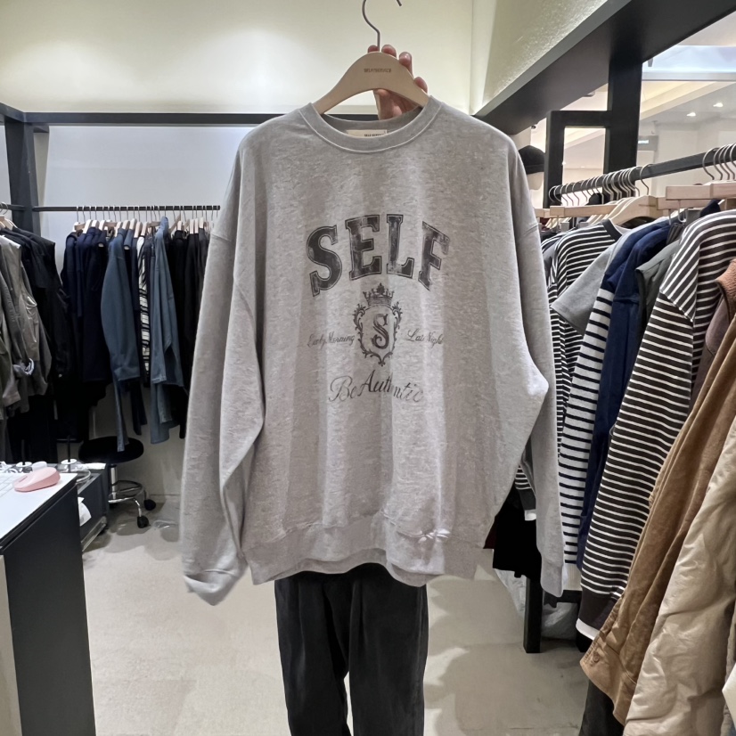 SELF SERVICE東大門㊣直郵女裝新品休閑人氣時尚熱賣職業衛衣SELF SERVICE衛衣圖色2
