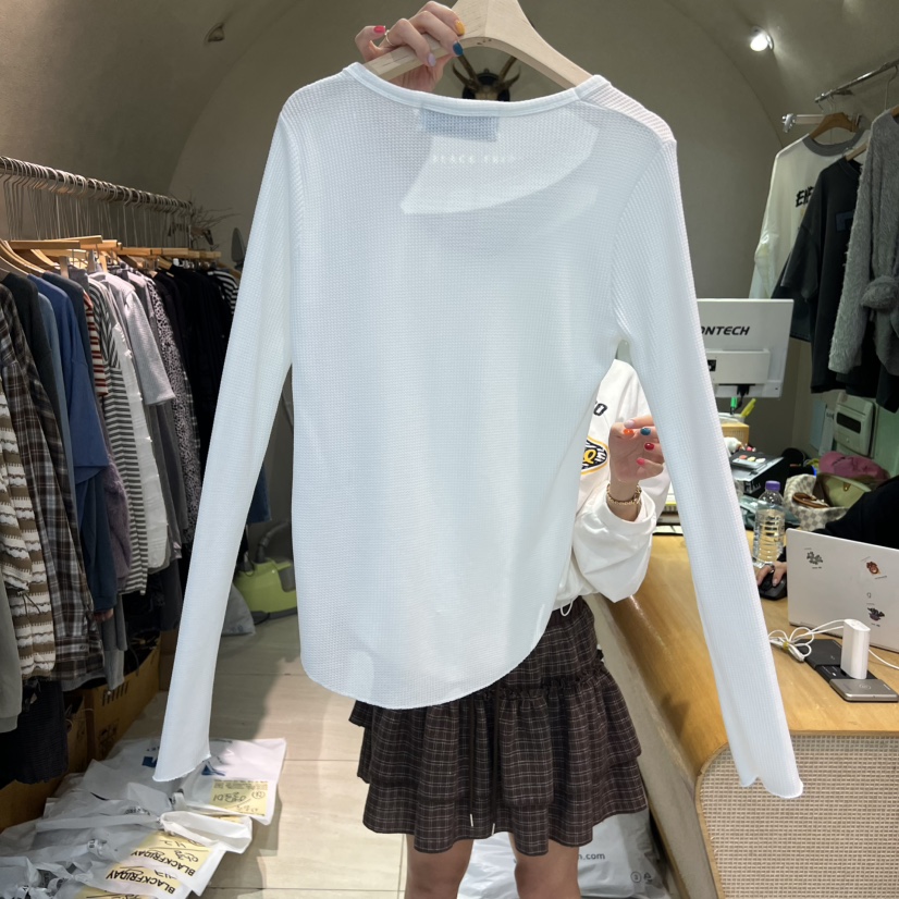 BLACKFRIDAY東大門㊣實拍女裝新品人氣時尚25秋冬熱賣長袖T恤BLACK FRIDAY長袖T恤