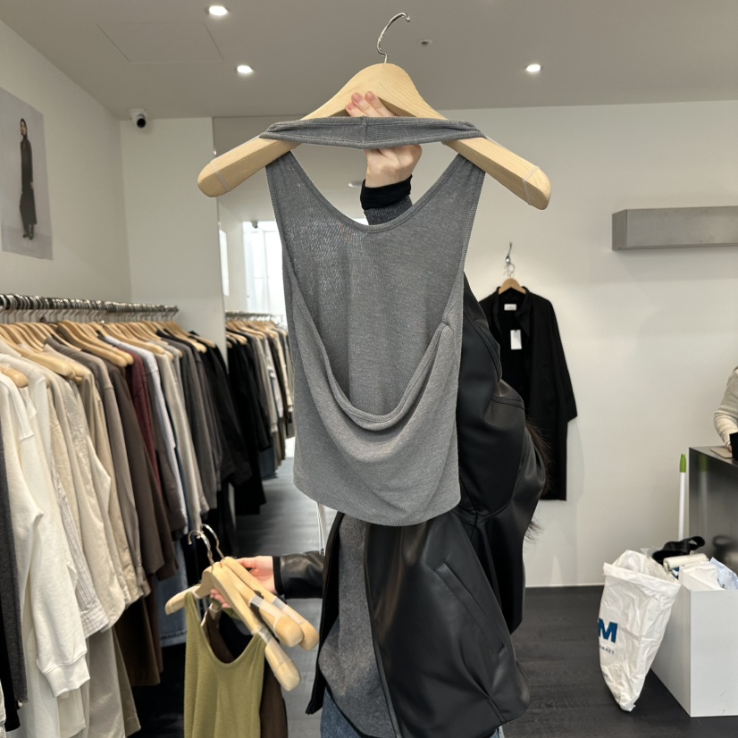 OBJECT韓國直郵㊣女士新品熱賣時尚職業推薦25秋冬吊帶背心OBJECT吊帶/背心