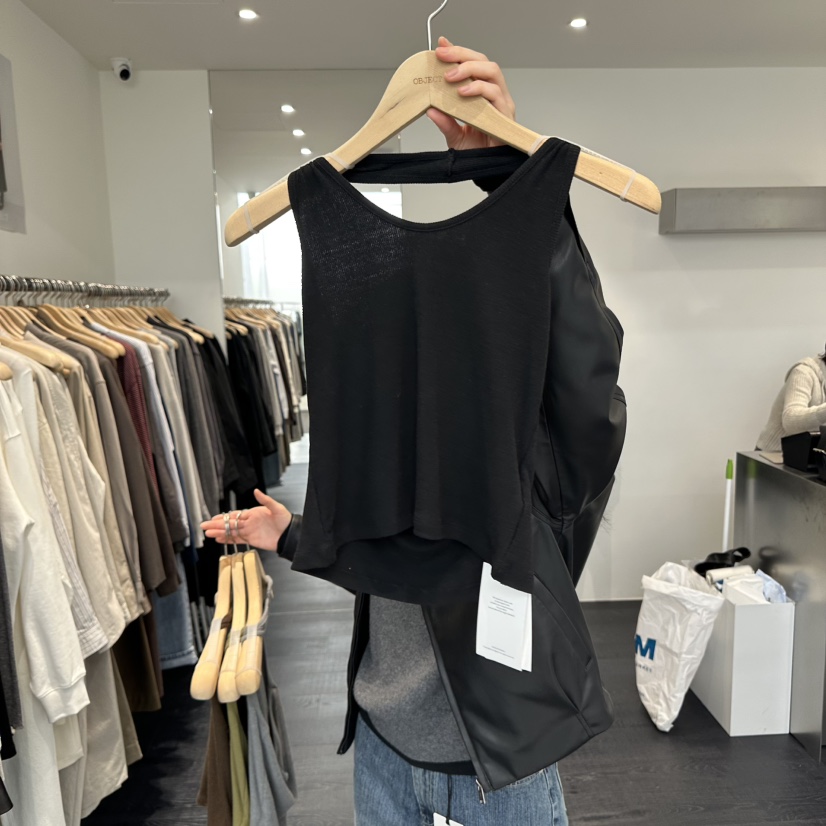 OBJECT韓國直郵㊣女士新品熱賣時尚職業推薦25秋冬吊帶背心OBJECT吊帶/背心圖色4
