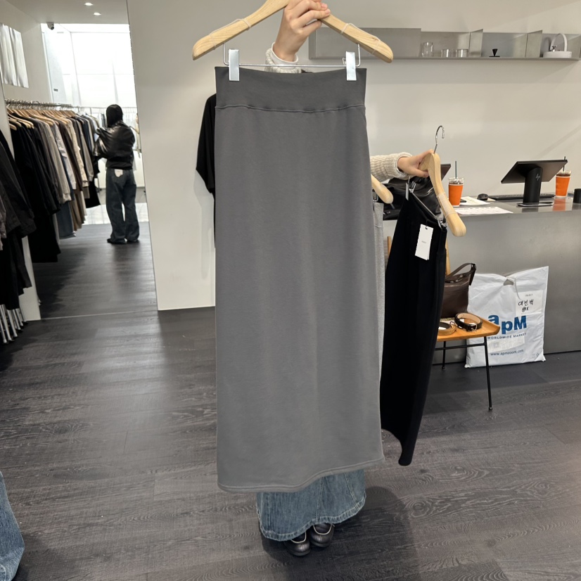 OBJECT韓國代購㊣女裝新品休閑時尚推薦真品25秋冬職業長裙OBJECT長裙圖色2