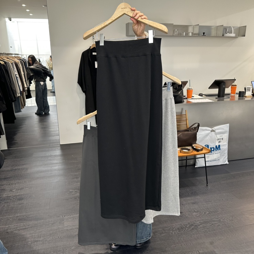 OBJECT韓國代購㊣女裝新品休閑時尚推薦真品25秋冬職業長裙OBJECT長裙圖色3