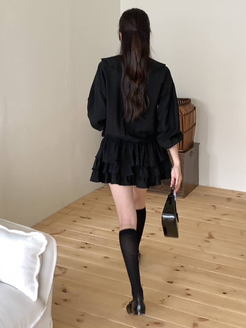 RE:OPENING東大門㊣實拍女裝新品25秋冬真品推薦襯衫蕾絲衫RE:OPENING襯衫/蕾絲衫