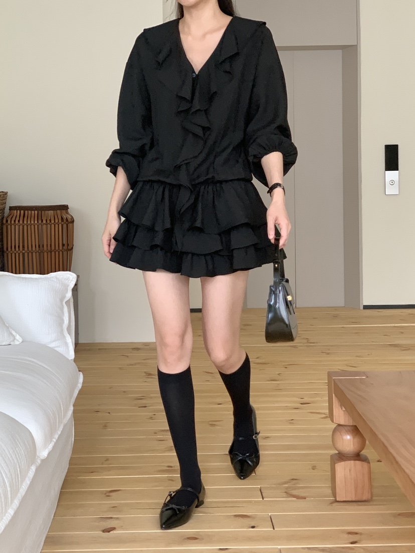 RE:OPENING東大門㊣實拍女裝新品25秋冬真品推薦襯衫蕾絲衫RE:OPENING襯衫/蕾絲衫