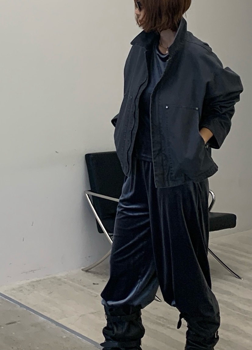 PARIS MATCH東大門㊣代購女士新品時尚人氣25秋冬休閑褲天鵝絨PARIS MATCH休閑褲