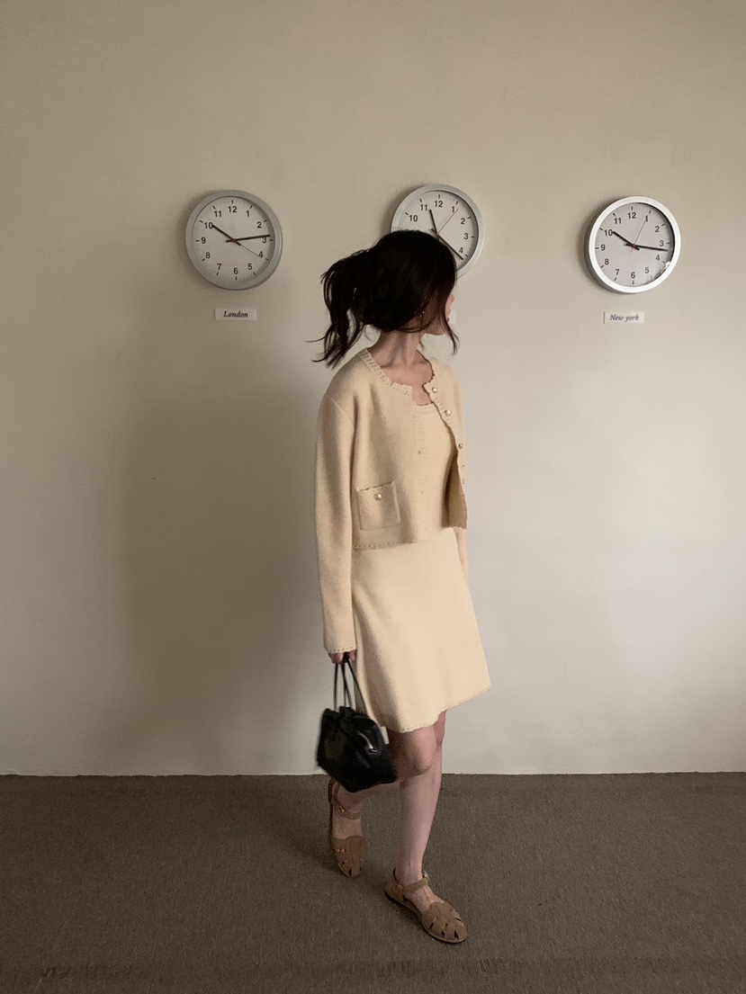 LOGARDEN東大門㊣直郵女裝新款人氣熱賣25秋冬真品職業連衣裙LO GARDEN連衣裙