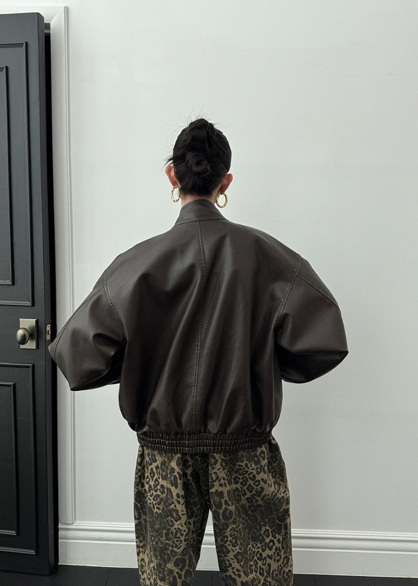 OURWAVE/OUR ROOM東大門㊣直郵女士新品推薦人氣時尚皮衣Our Wave/Our Room皮衣