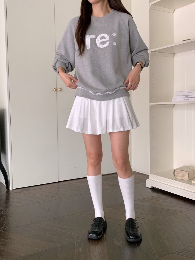 RE:OPENING韓國代購㊣女裝新款人氣職業推薦25秋冬時尚衛衣RE:OPENING衛衣