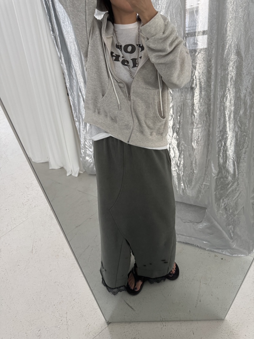 FRANC—L韓國直郵㊣女士新款推薦休閑25秋冬人氣夾克拉鏈開衩FRANC夾克