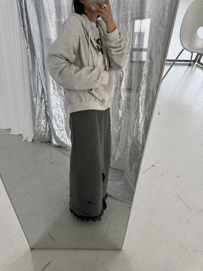 FRANC—L韓國直郵㊣女士新款推薦休閑25秋冬人氣夾克拉鏈開衩FRANC夾克